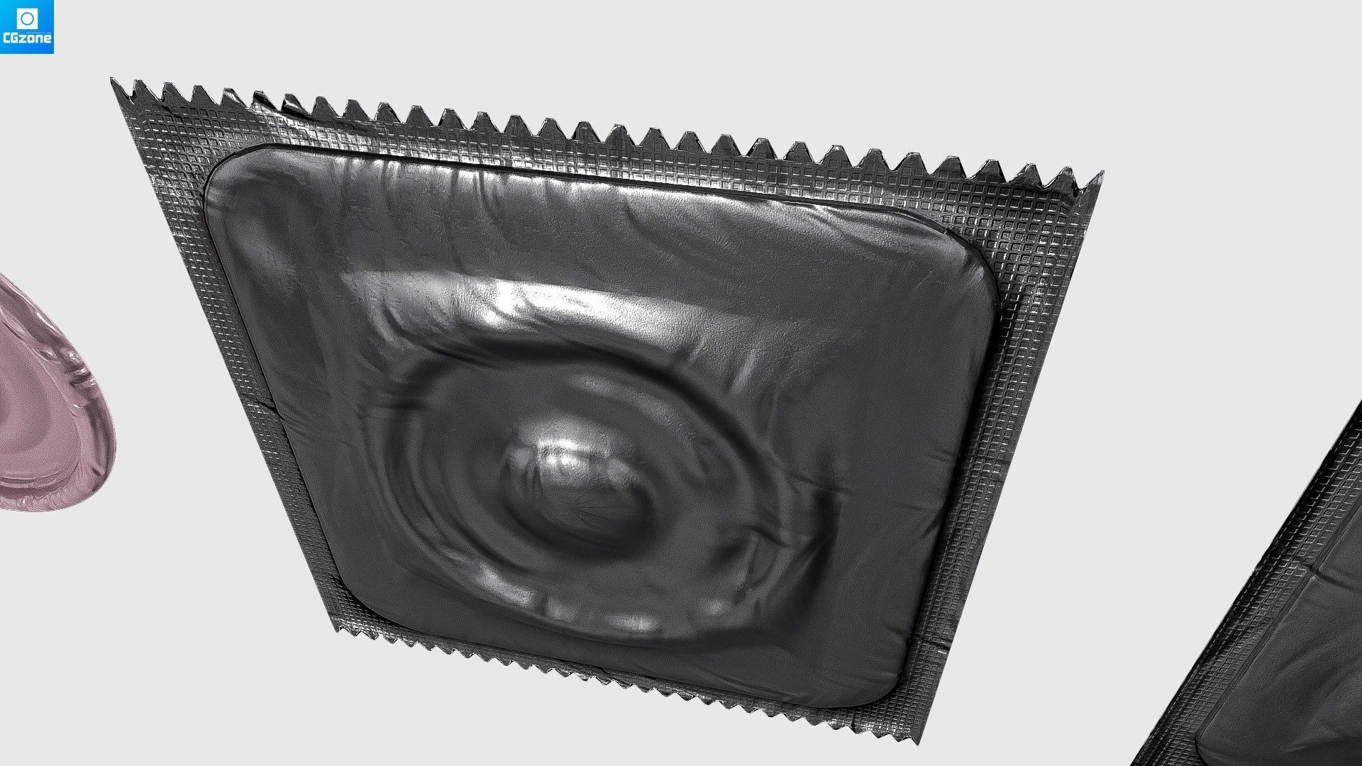 Condom Pack PBR Low-poly 3D model_9