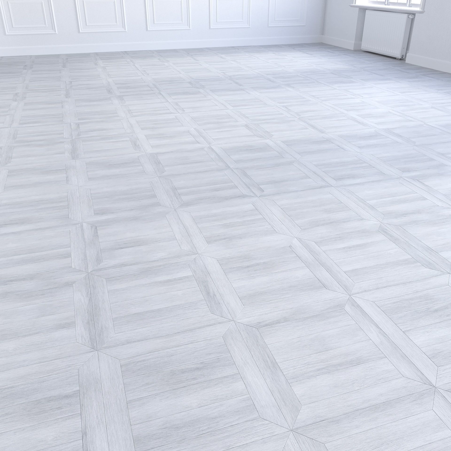 Parquet - Laminate - Wooden floor 6 in 1 3D model_26