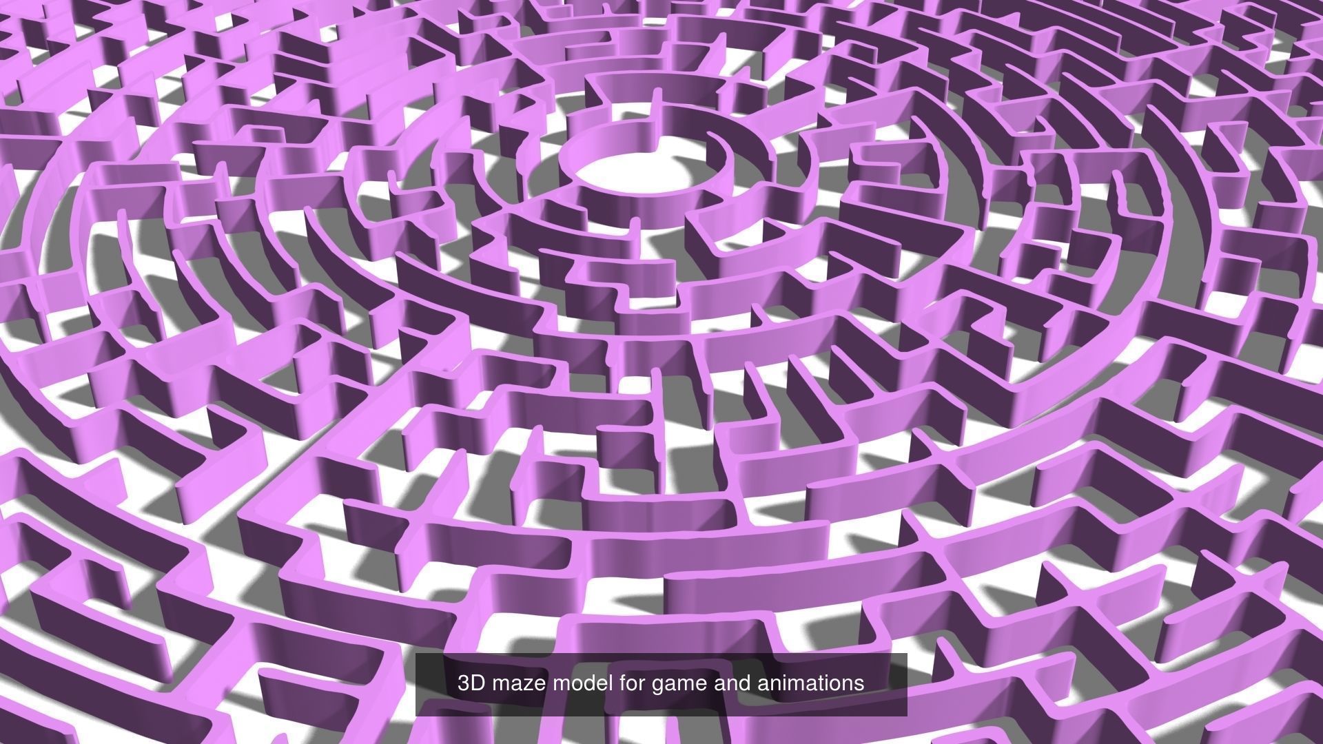 3D Maze models for game and animations 3D Model Collection_4