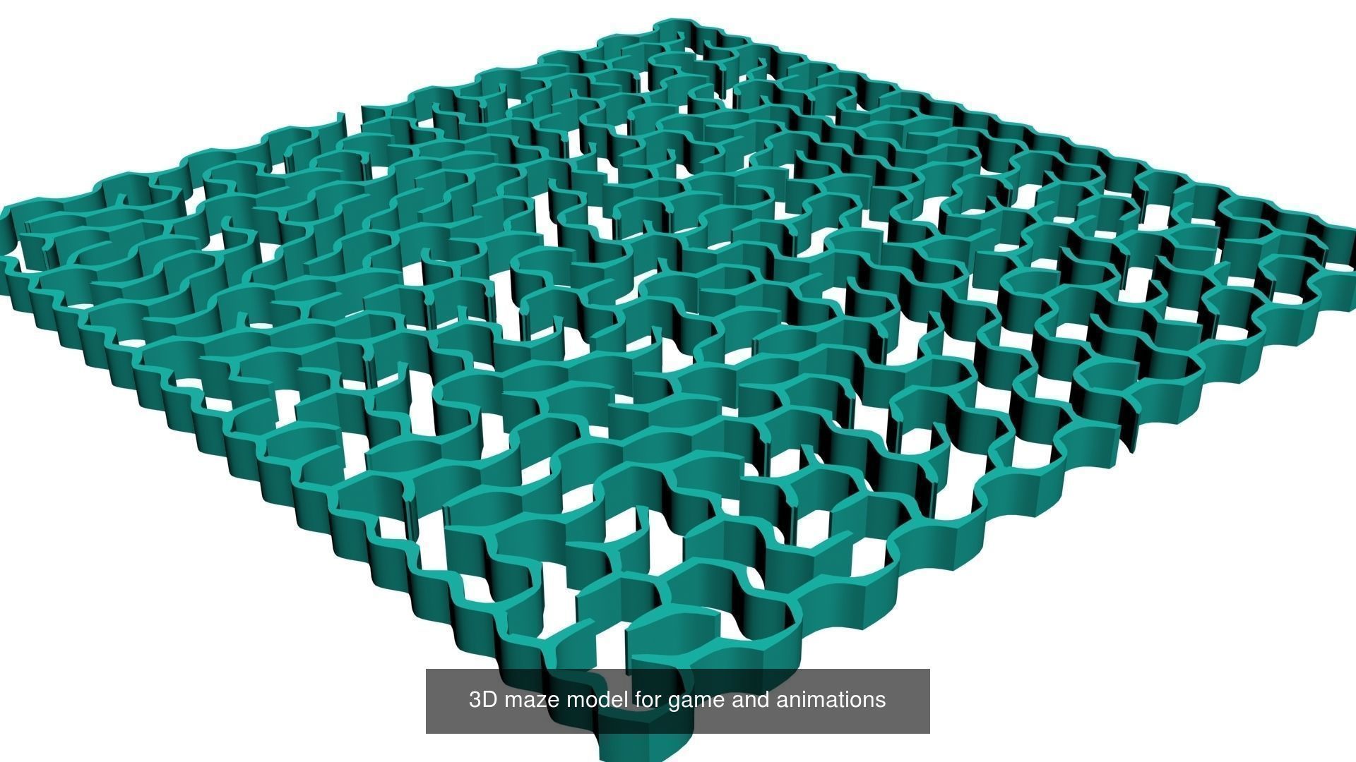 3D Maze models for game and animations 3D Model Collection_3