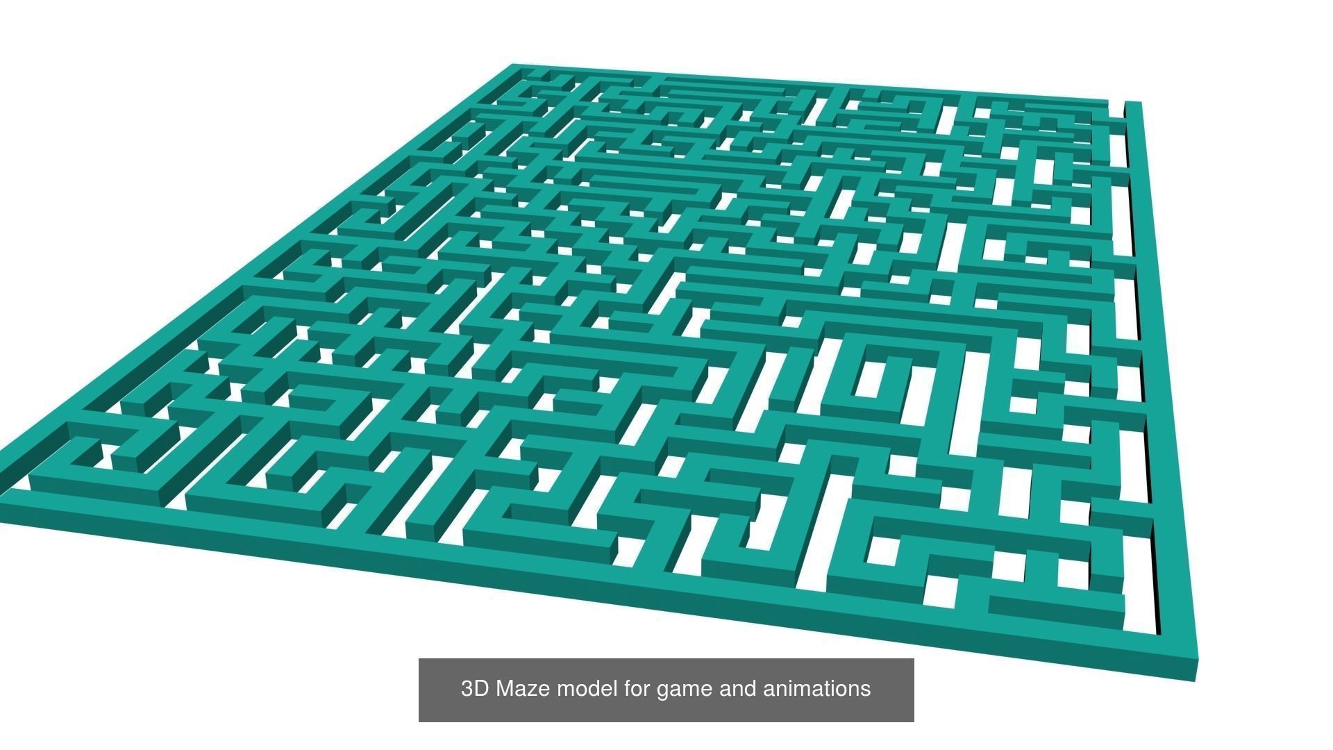 3D Maze models for game and animations 3D Model Collection_2