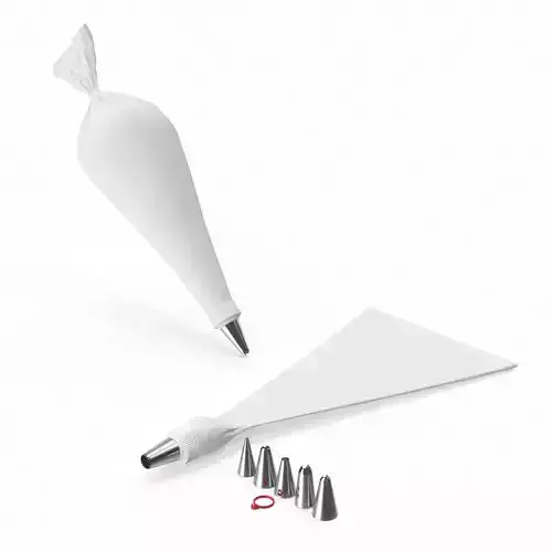 Piping bag kit 3D model