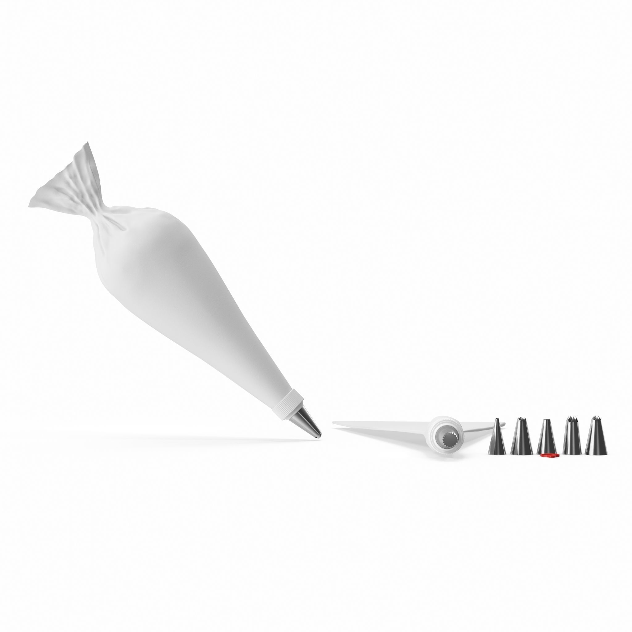 Piping bag kit 3D model_2