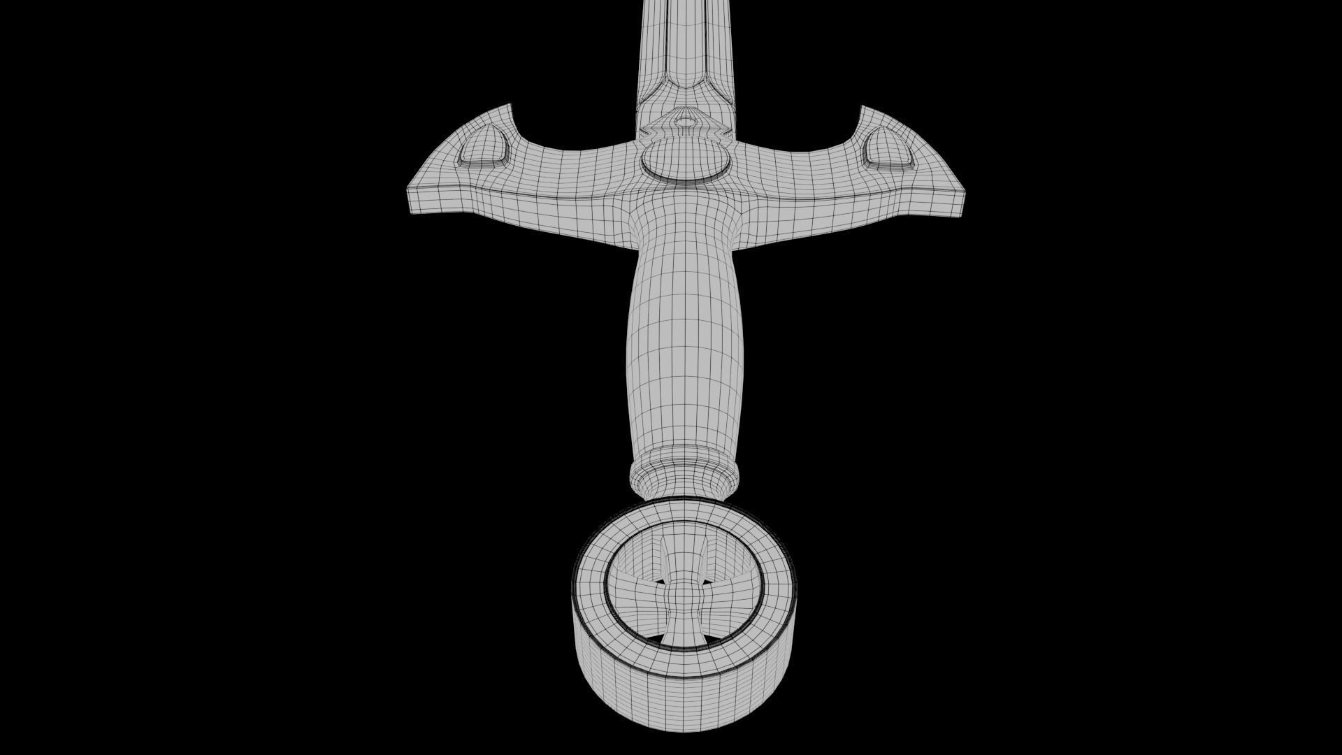 Sword of the Templars 3D model_7