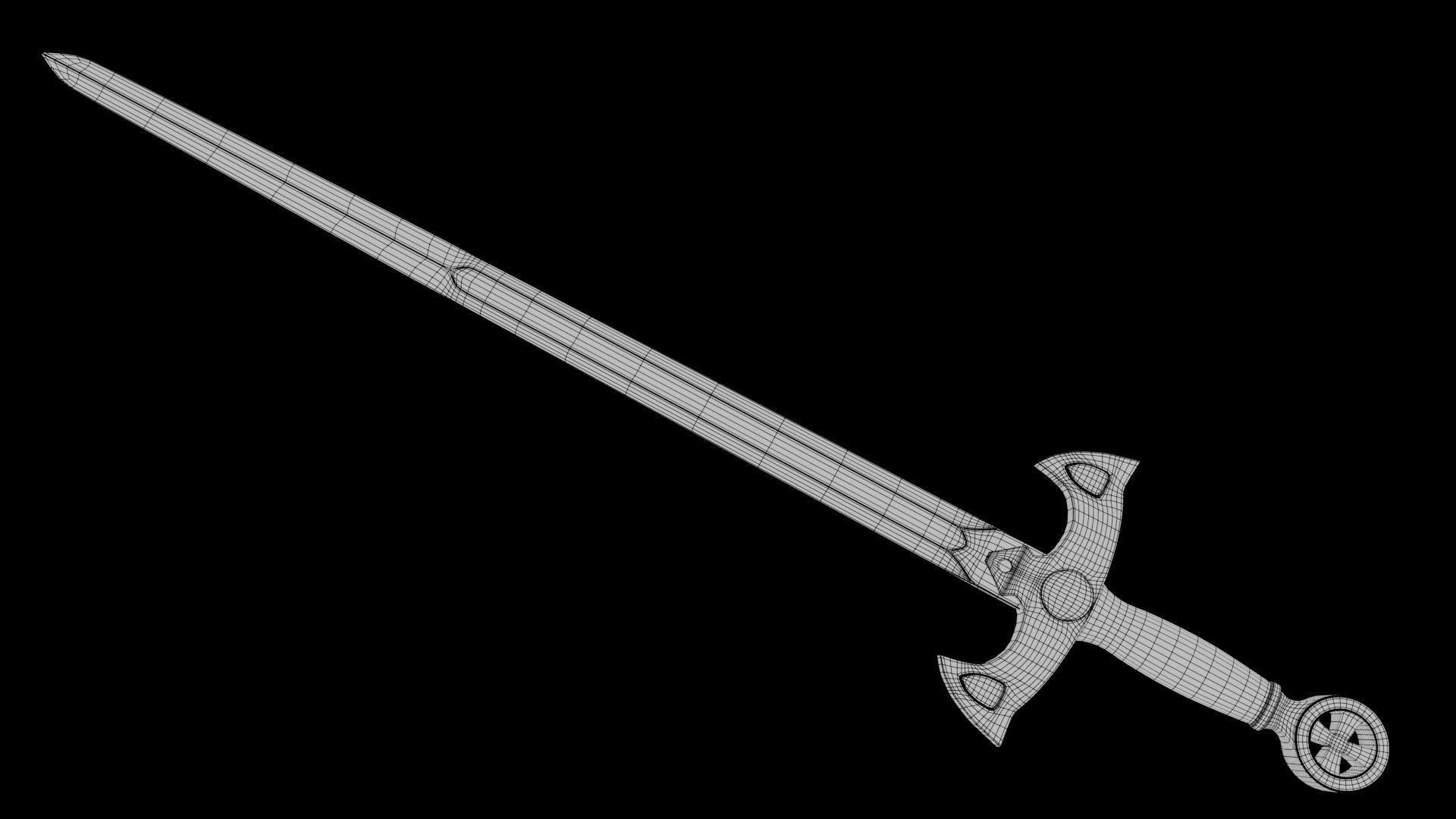 Sword of the Templars 3D model_6