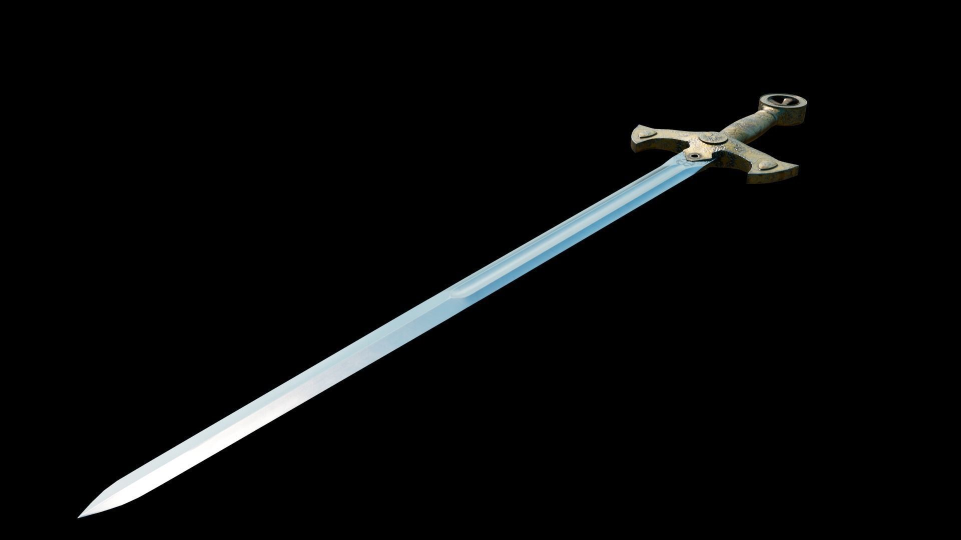 Sword of the Templars 3D model_5