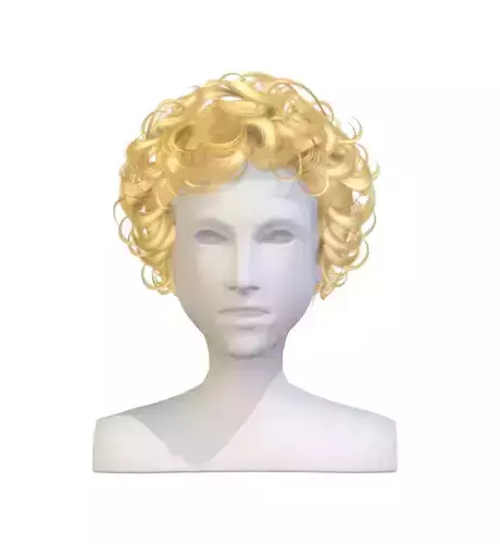 cartoon lush man haircut of short lenghgt Hairstyle