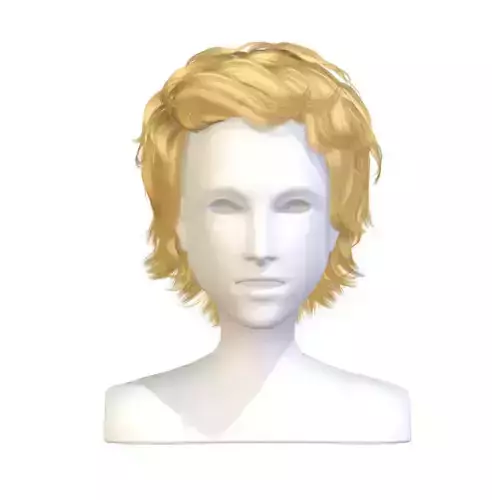 cartoon lush man haircut of short lenght Hairstyle