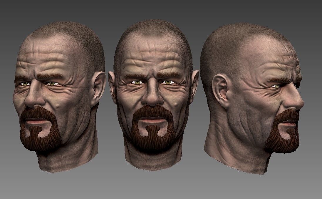 Walter White - Heisenberg PRINTABLE 3D print model_3