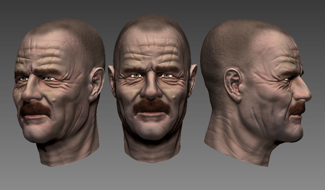 Walter White - Heisenberg PRINTABLE 3D print model_2