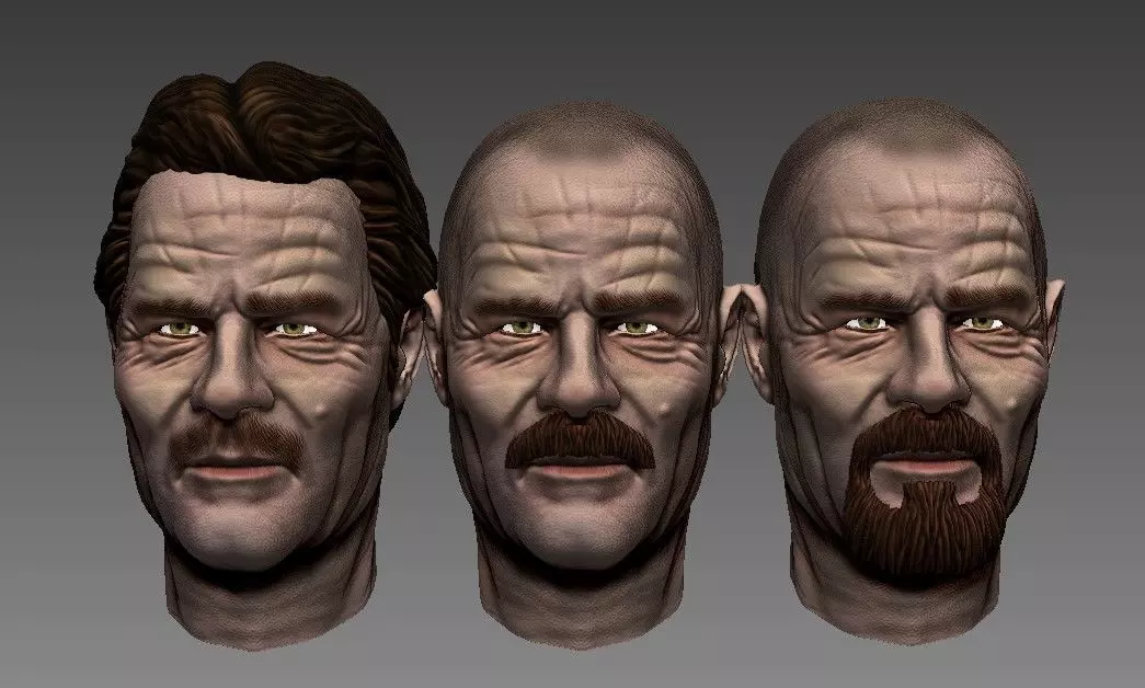 Walter White - Heisenberg PRINTABLE 3D print model_0