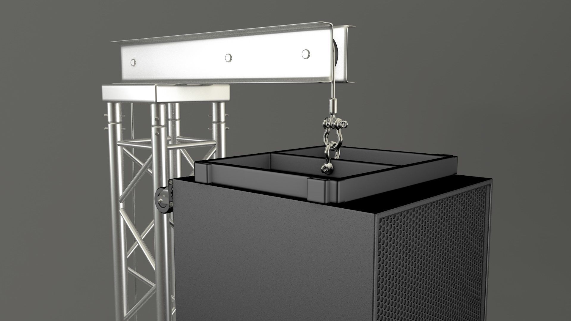 Sound towers  3D model_3
