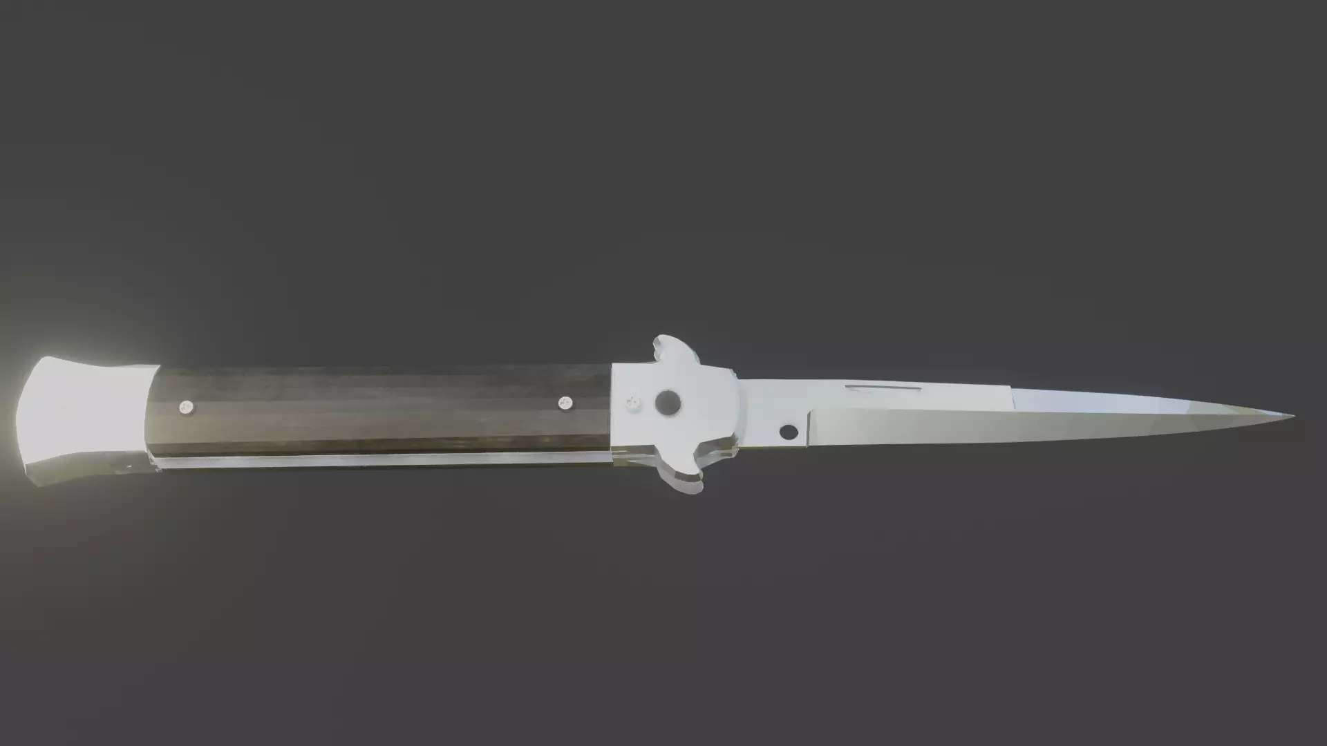 Stietto knife Free low-poly 3D model