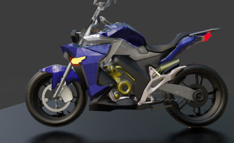 Zontes x310  Low-poly 3D model_7