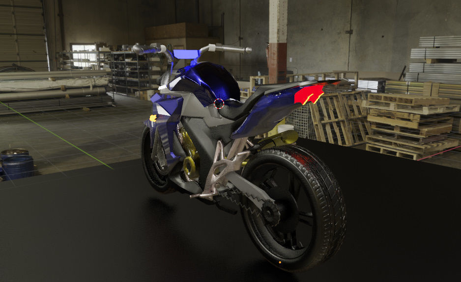 Zontes x310  Low-poly 3D model_5