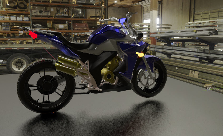 Zontes x310  Low-poly 3D model_2