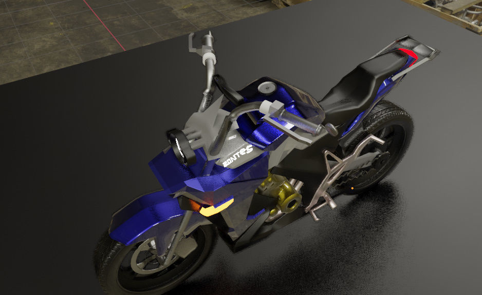 Zontes x310  Low-poly 3D model_4