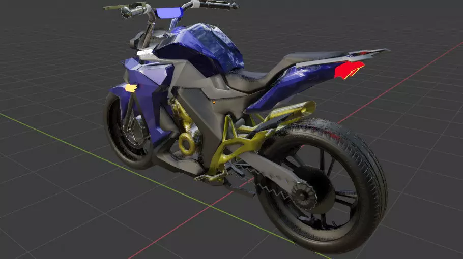 Zontes x310  Low-poly 3D model_0