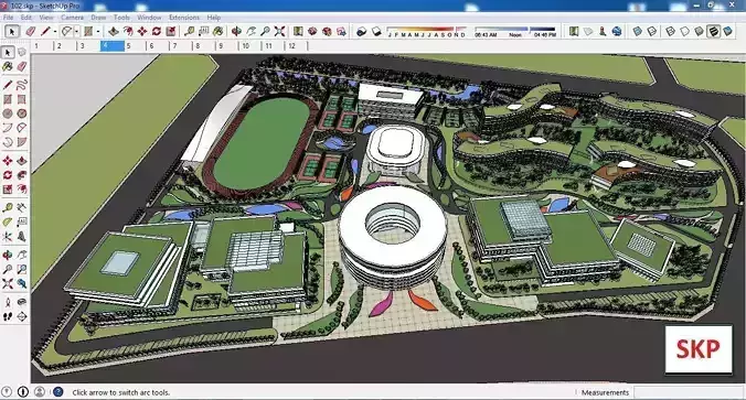 Sketchup Sport - Stadium 102 3D model