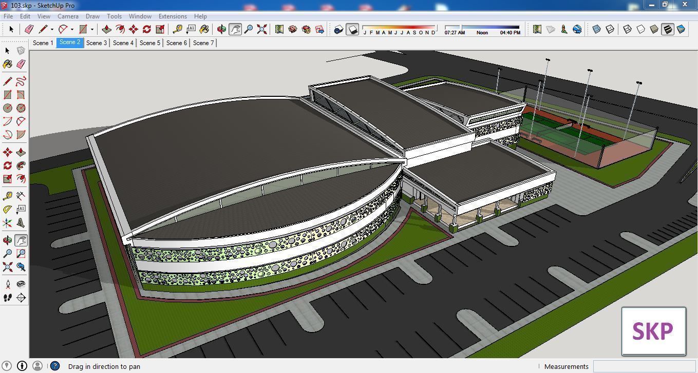 Sketchup Sport - Stadium 103 3D model_1