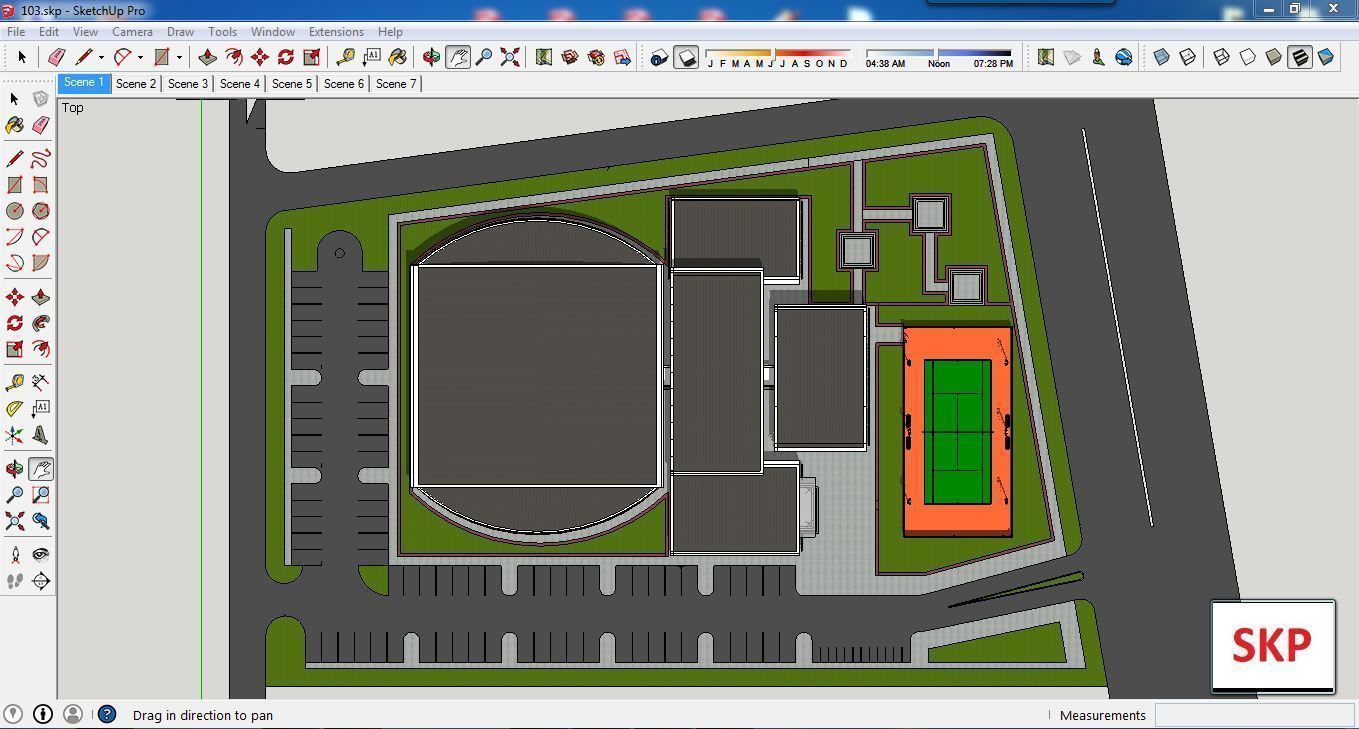 Sketchup Sport - Stadium 103 3D model_2