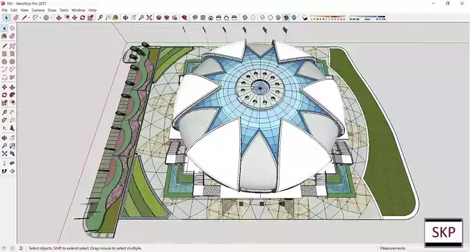 Sketchup Sport - Stadium 105