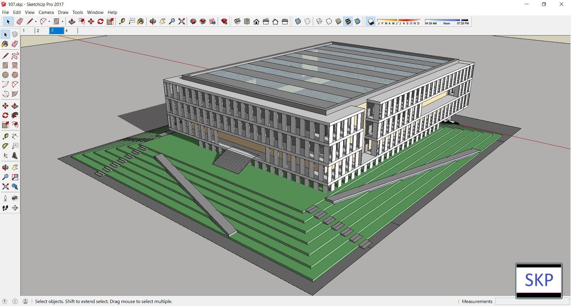 Sketchup Sport - Stadium 107 3D model_1