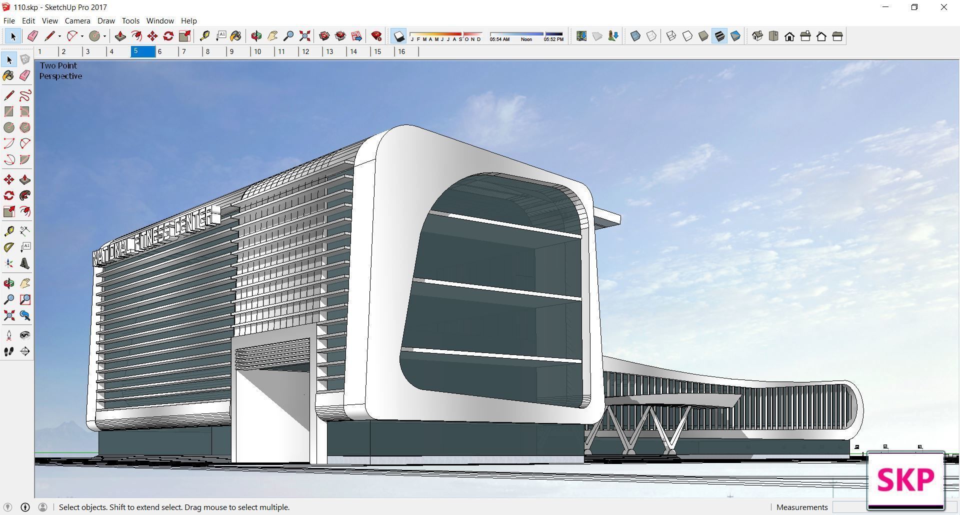 Sketchup Sport - Stadium 110 3D model_1