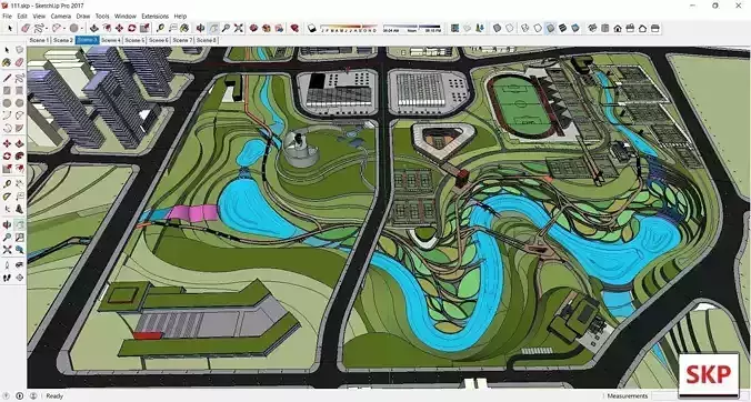 Sketchup Sport - Park 111