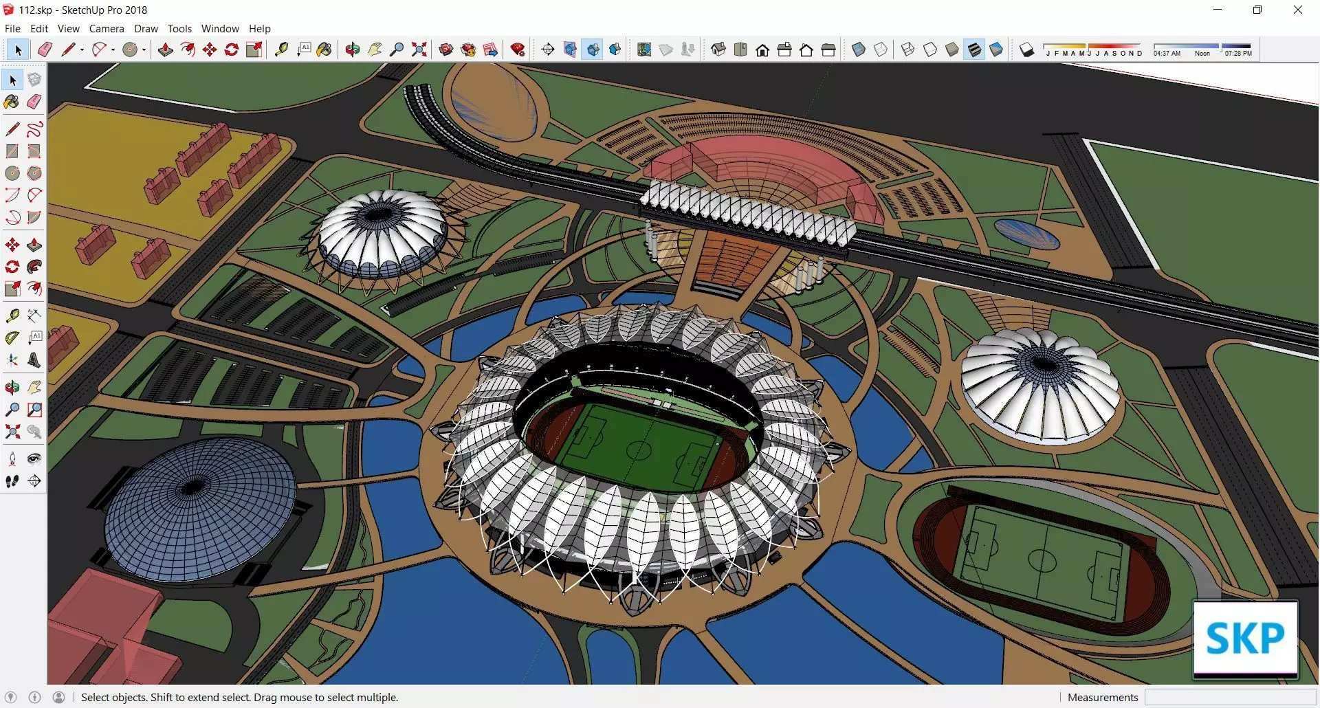 Sketchup Sport - Stadium 112 3D model