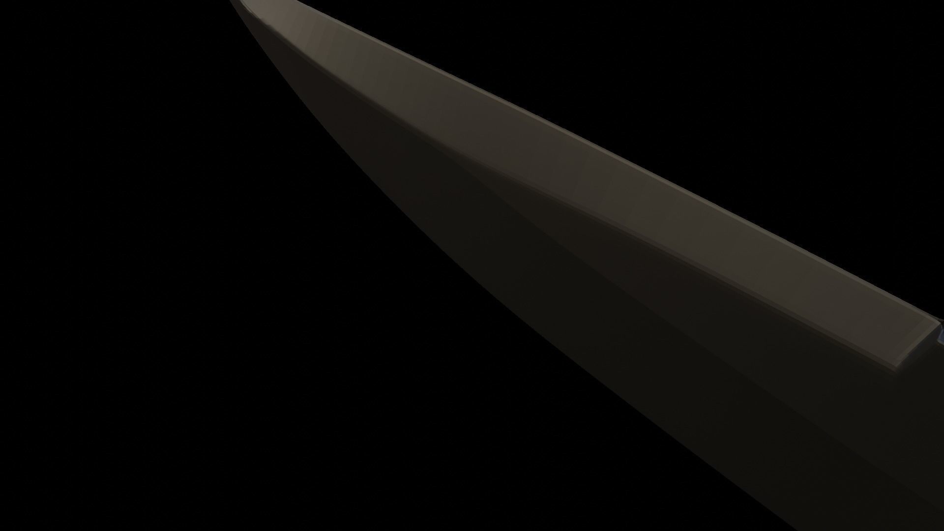 Knife neo Low-poly 3D model_2