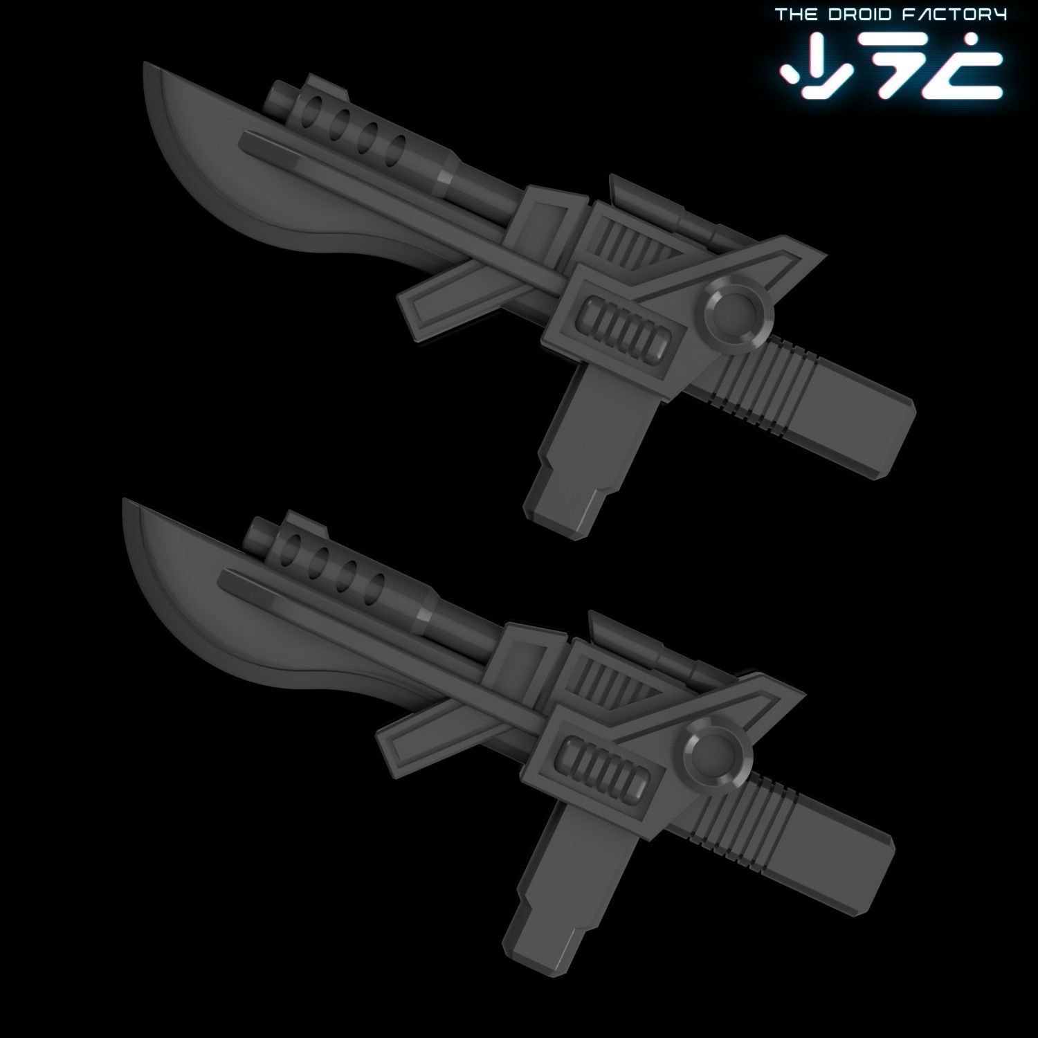 TDF-TFAC003-4 Transformers Clones Weapon Set 3D print model_2