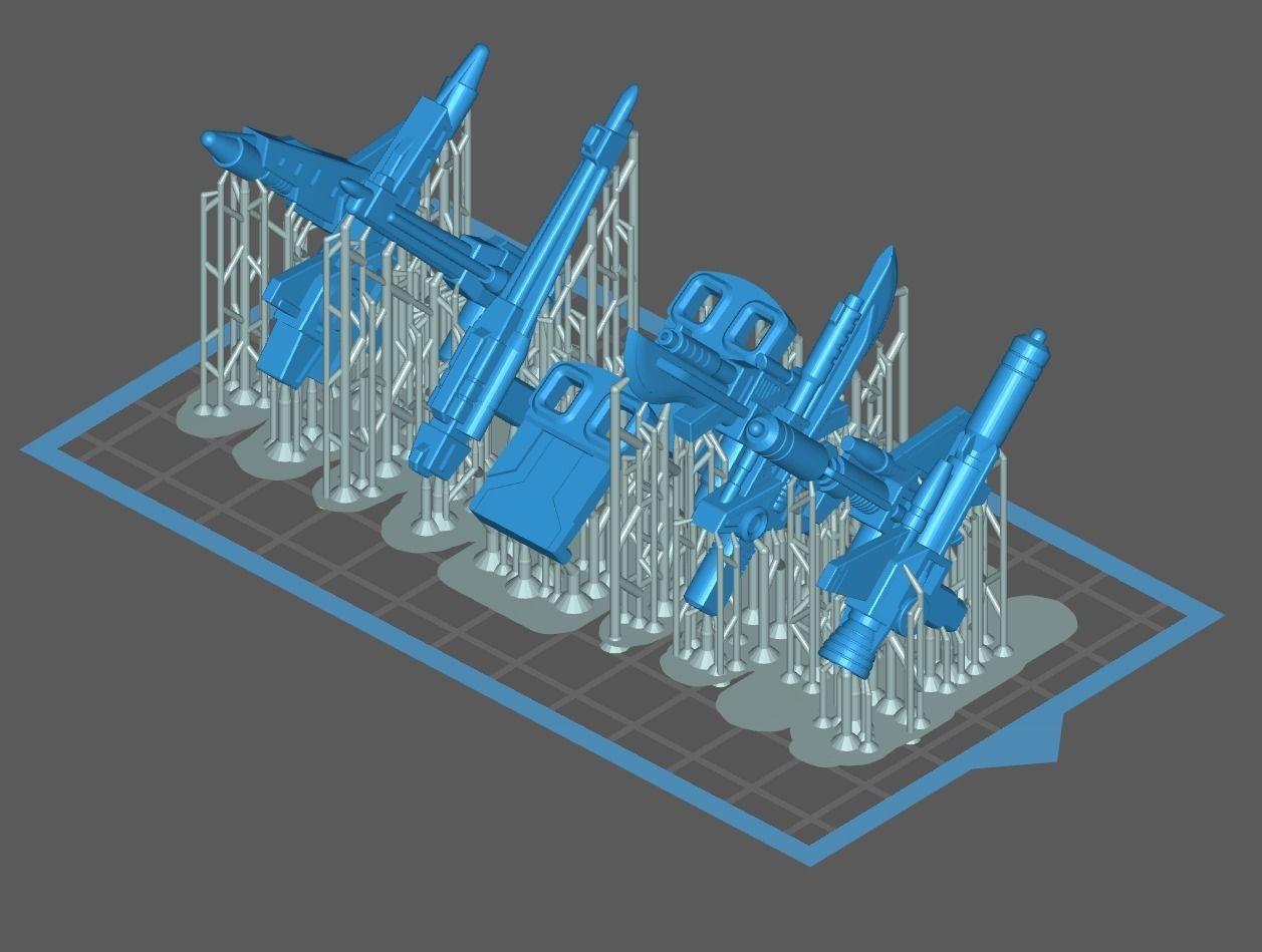 TDF-TFAC003-4 Transformers Clones Weapon Set 3D print model_10