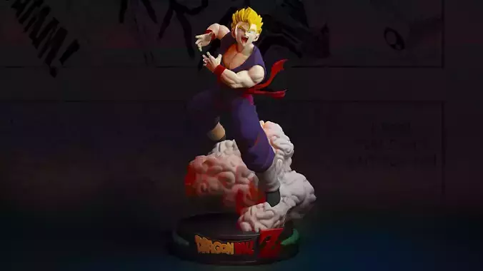 gohan super Dragon Ball Z 3D print model