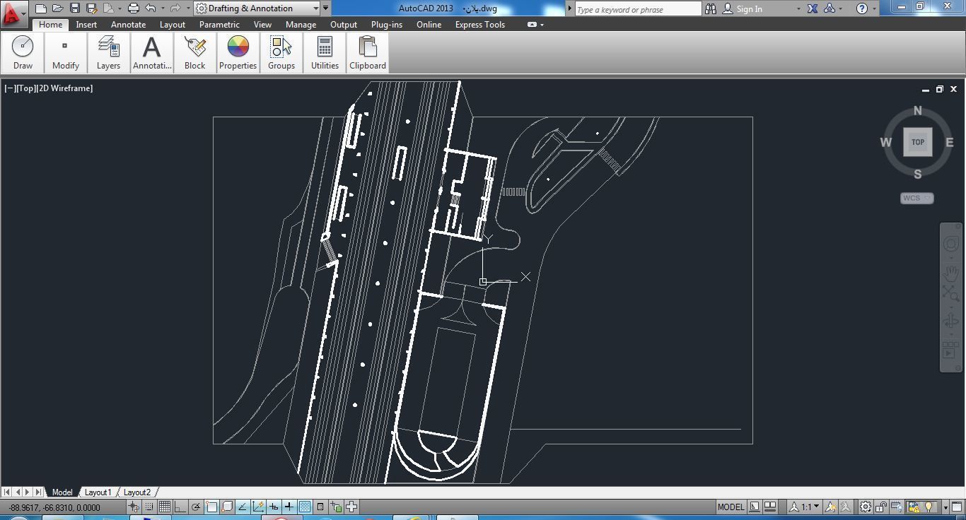 Sketchup Terminal A1 Project SKP DWG PIC 3D model_3