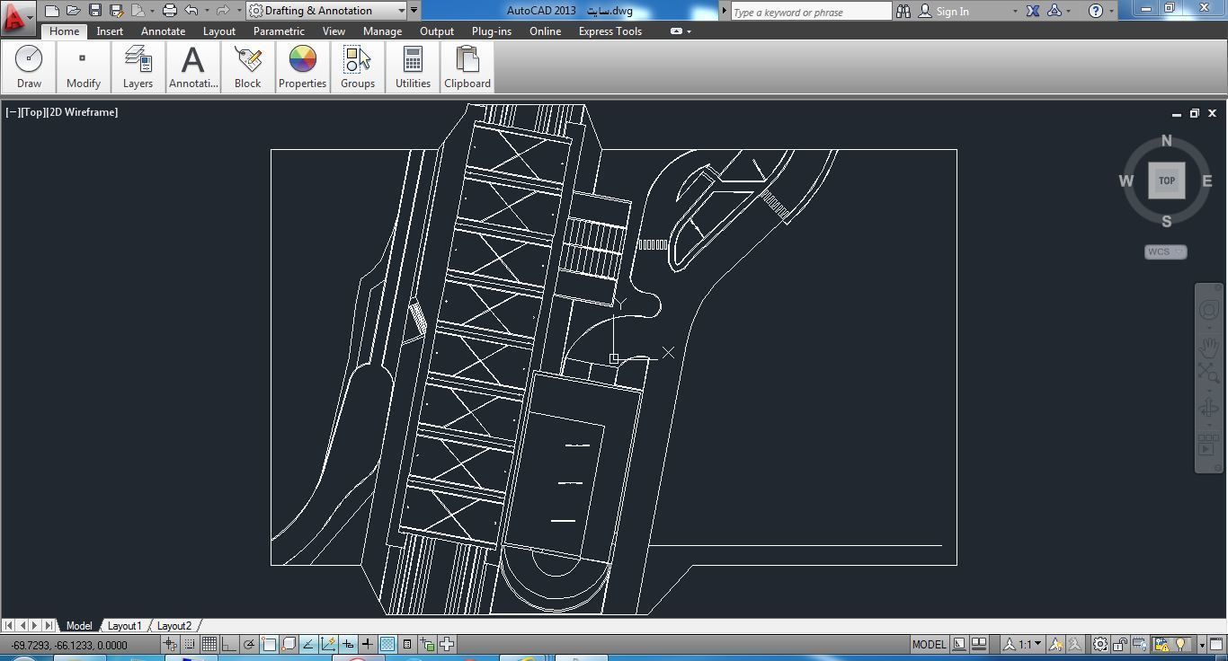 Sketchup Terminal A1 Project SKP DWG PIC 3D model_2
