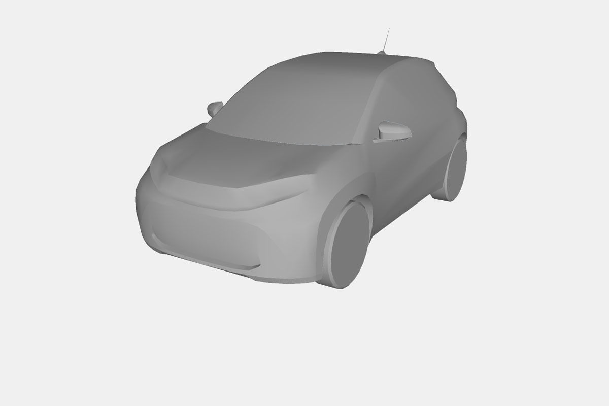 Toyota Aygo X 2022 Low-poly 3D model_20