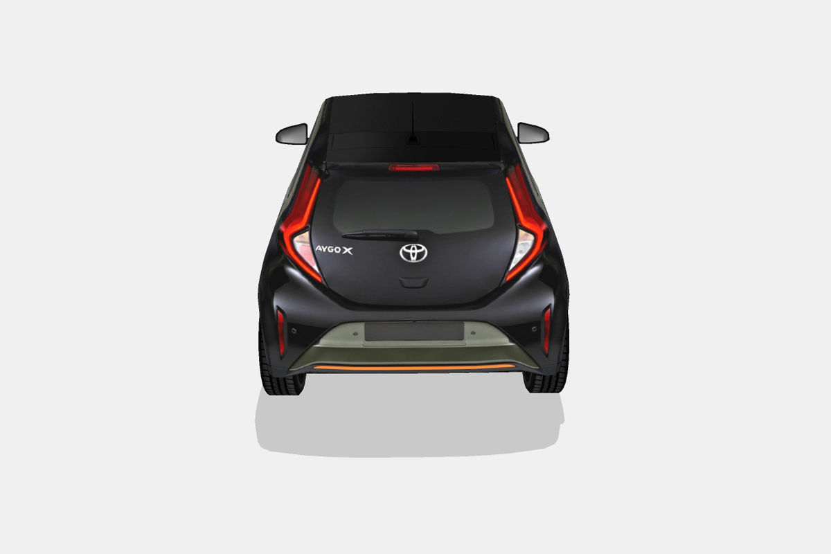 Toyota Aygo X 2022 Low-poly 3D model_9