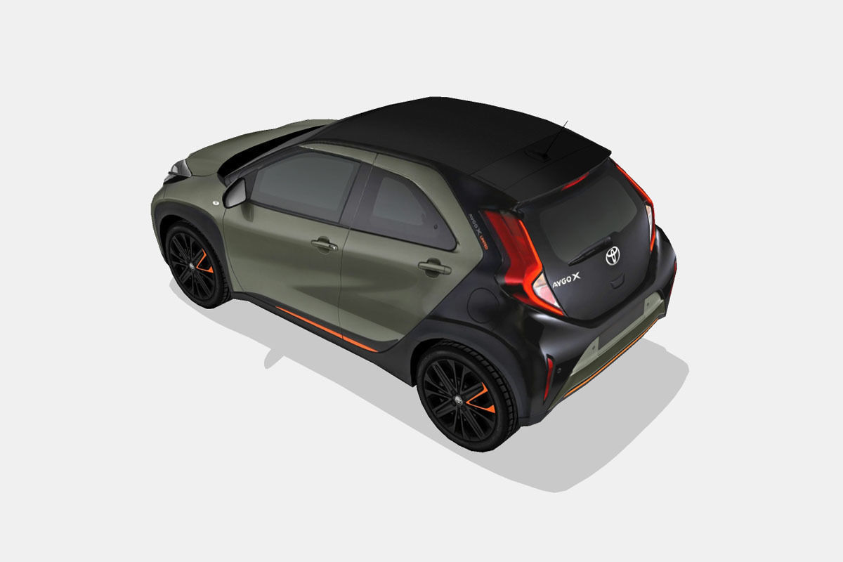 Toyota Aygo X 2022 Low-poly 3D model_7