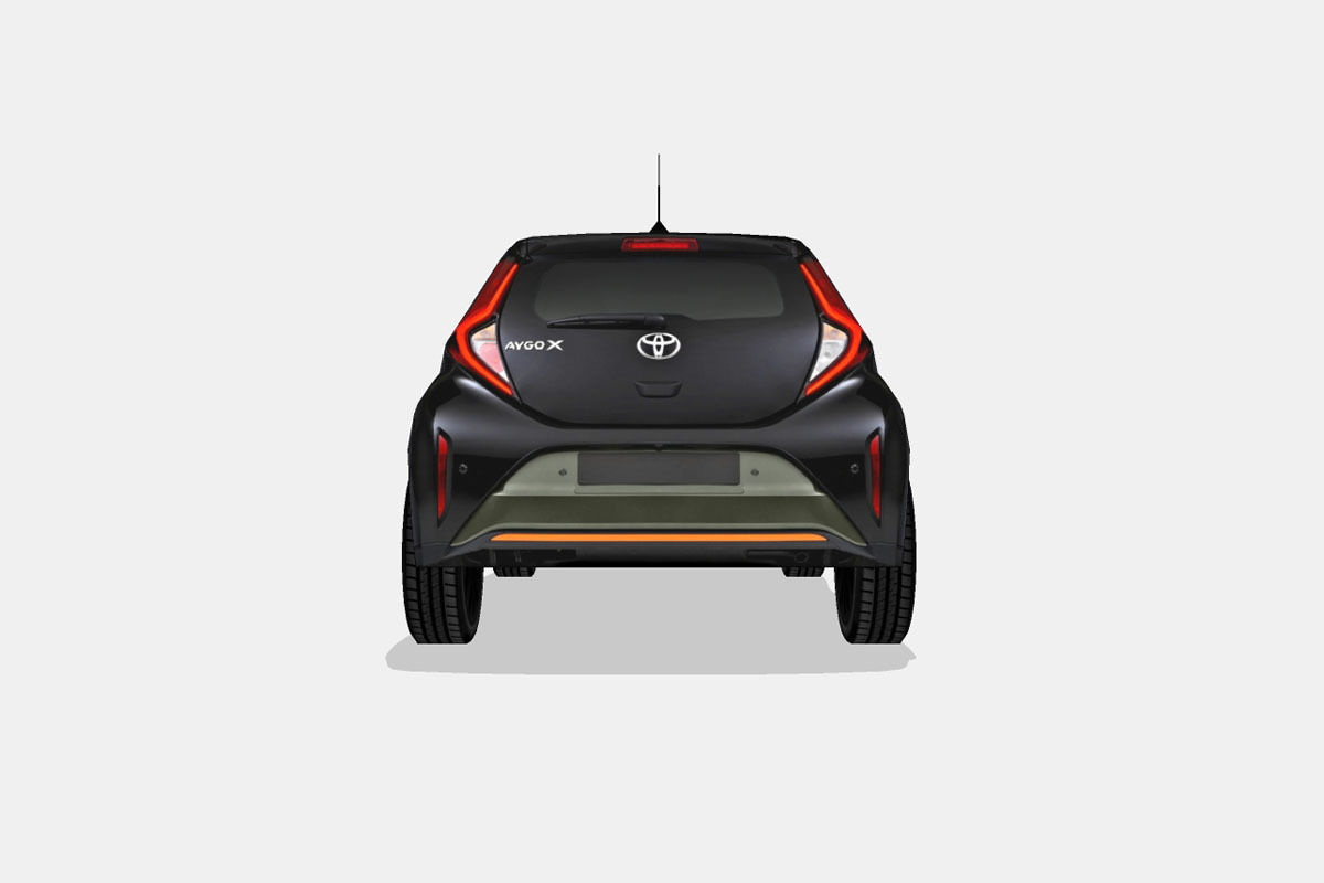 Toyota Aygo X 2022 Low-poly 3D model_8