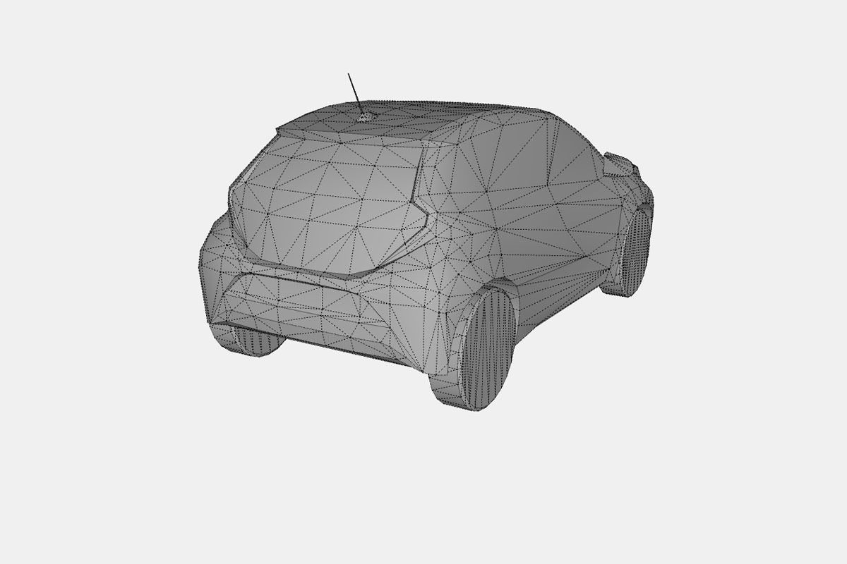 Toyota Aygo X 2022 Low-poly 3D model_19