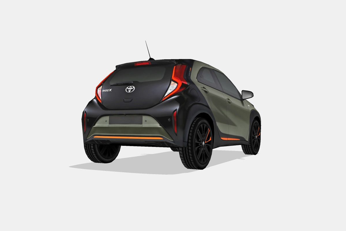 Toyota Aygo X 2022 Low-poly 3D model_11