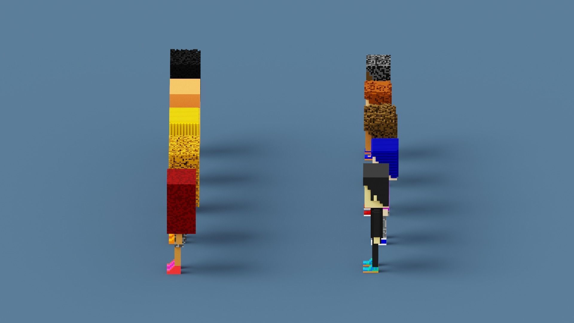 3D NFT Voxel Character Collection Low-poly 3D model_18