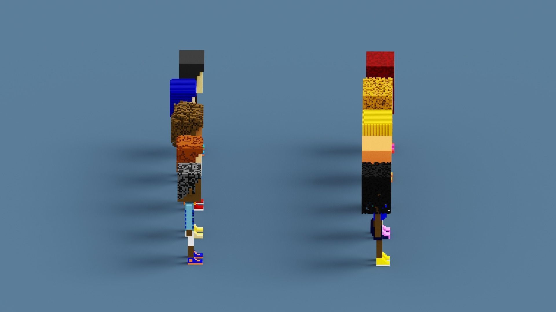 3D NFT Voxel Character Collection Low-poly 3D model_20