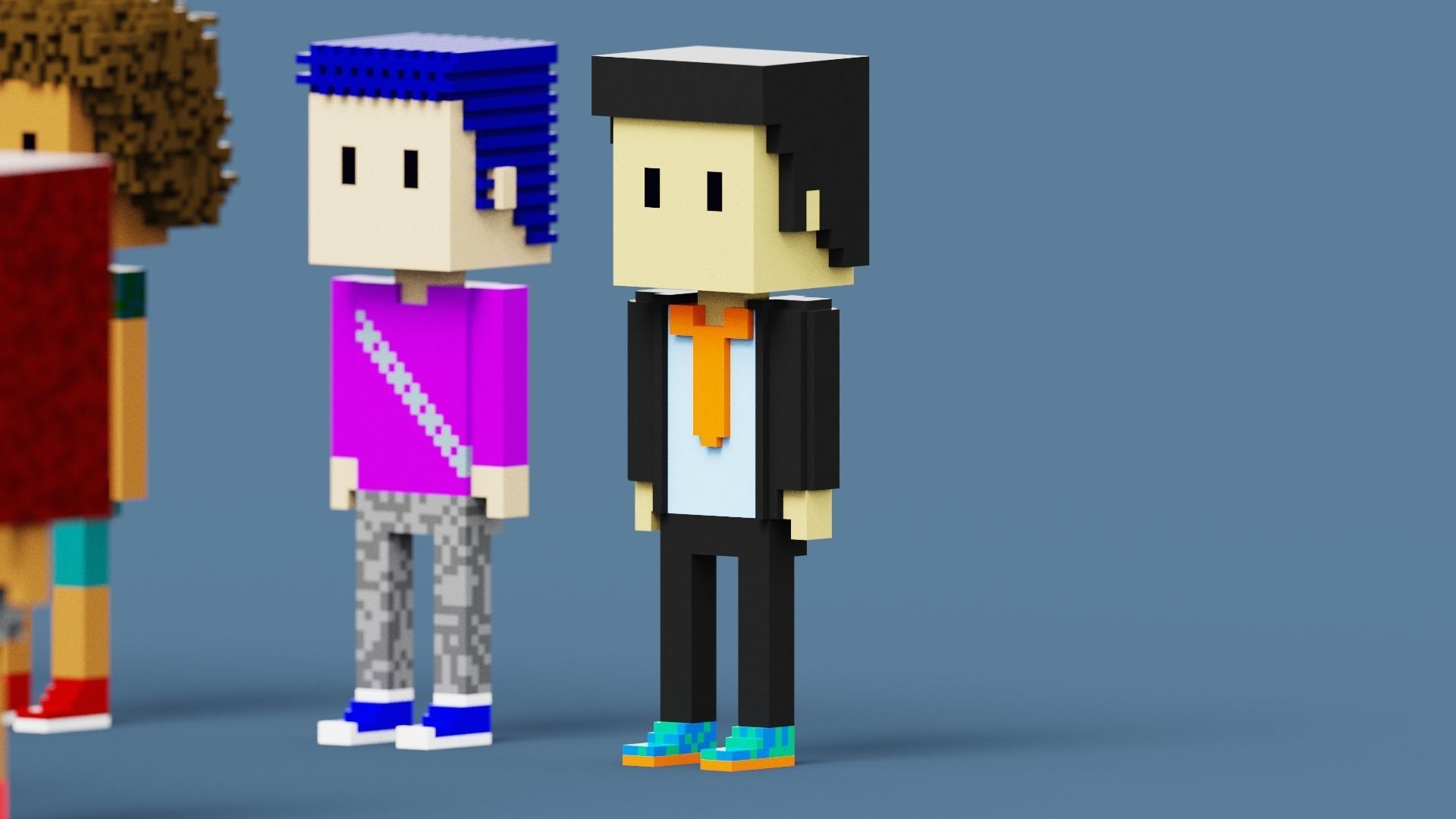 3D NFT Voxel Character Collection Low-poly 3D model_6