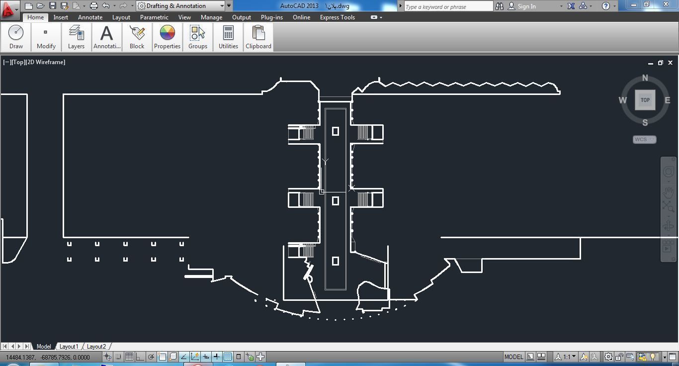 Sketchup Terminal A4 Project SKP DWG PIC 3D model_1