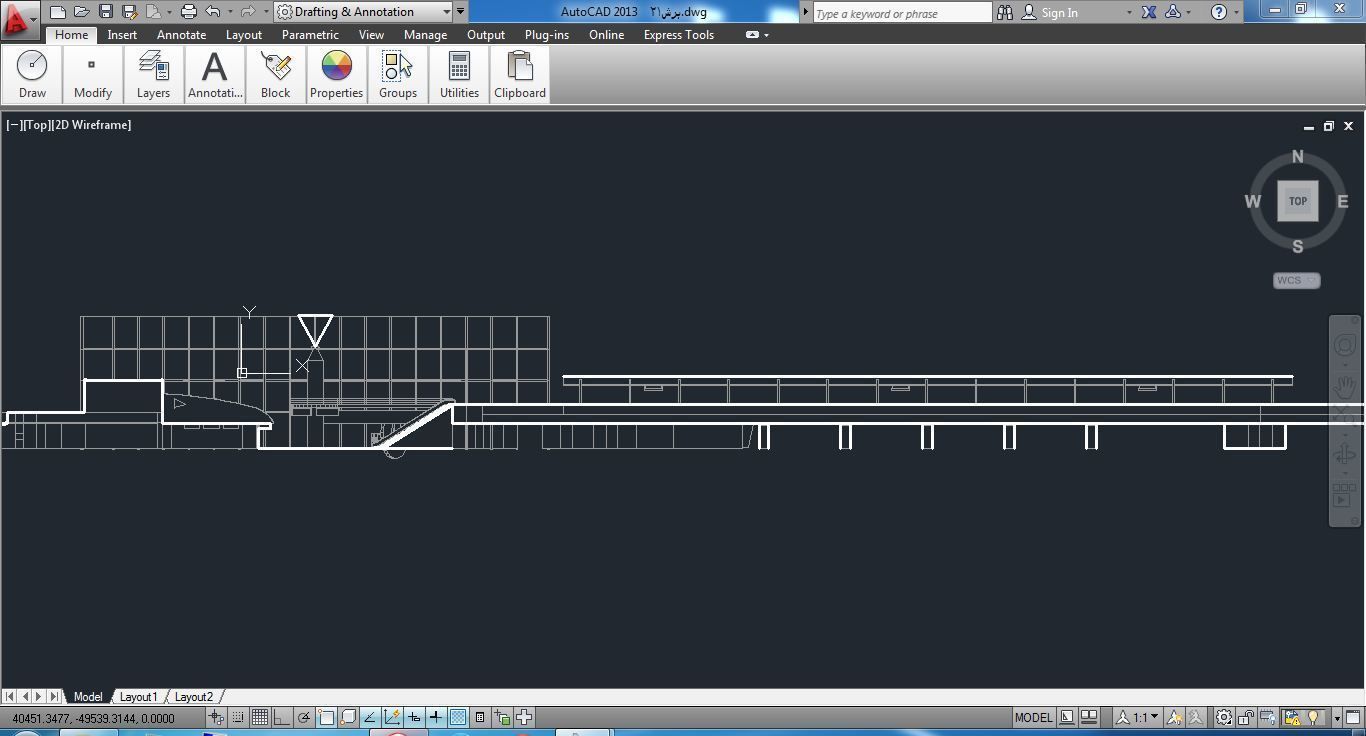 Sketchup Terminal A4 Project SKP DWG PIC 3D model_6