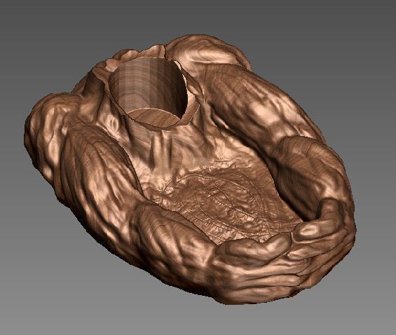 Groot inspired Dice Tower  - Dice Roll 3D print model_5