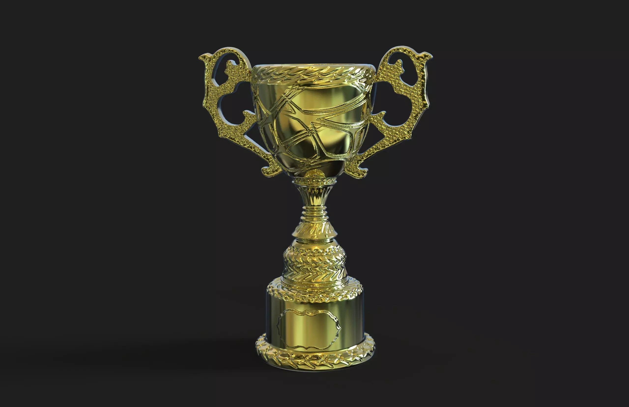champion cup 3D print model_0