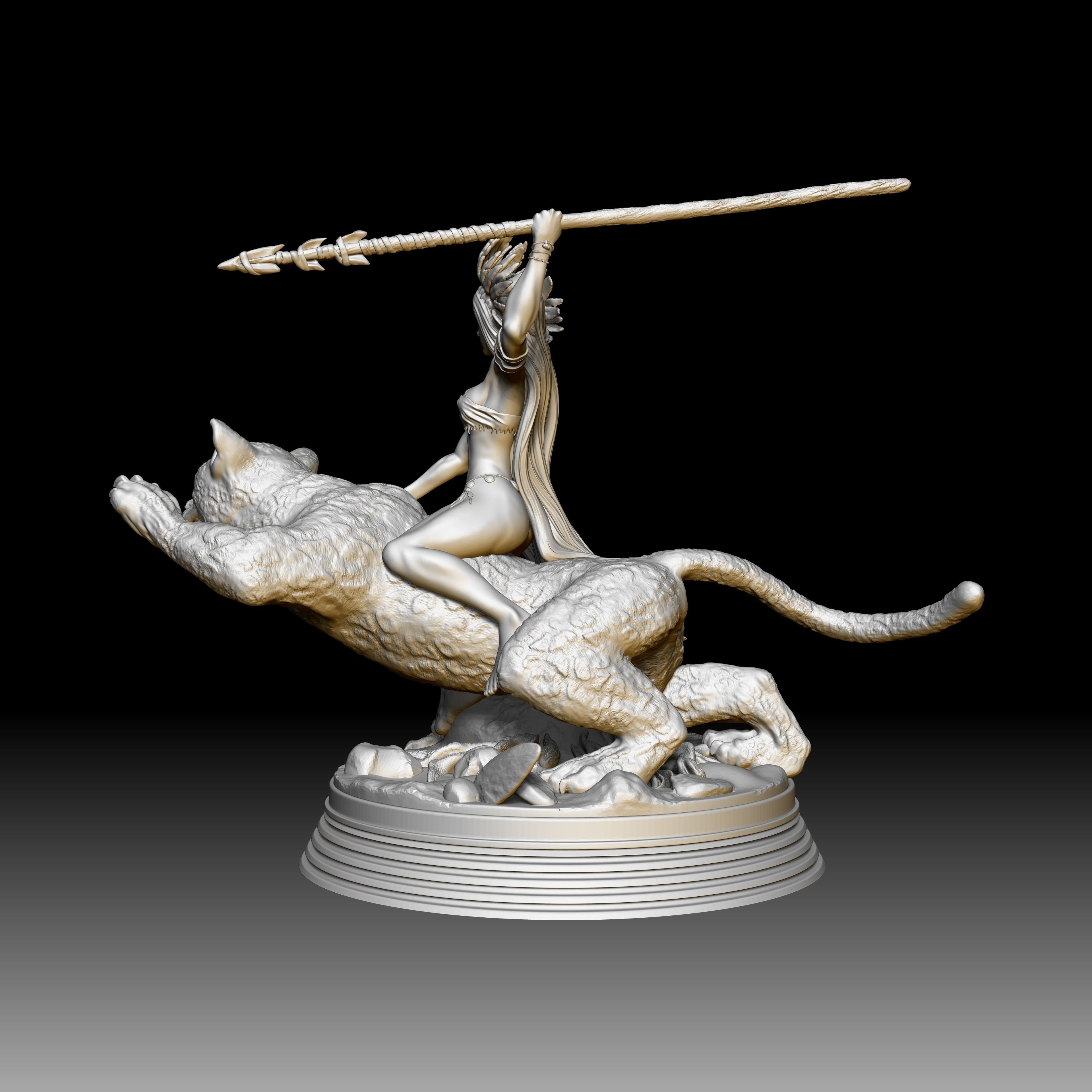 Kianumaka-Mana - Tabletop mini 3D print model_13